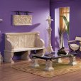 Renato Costa, mueble auxiliar clásico de lujo de piedra, consolas con espejos barrocas, mesas centro clásicas de lujo.